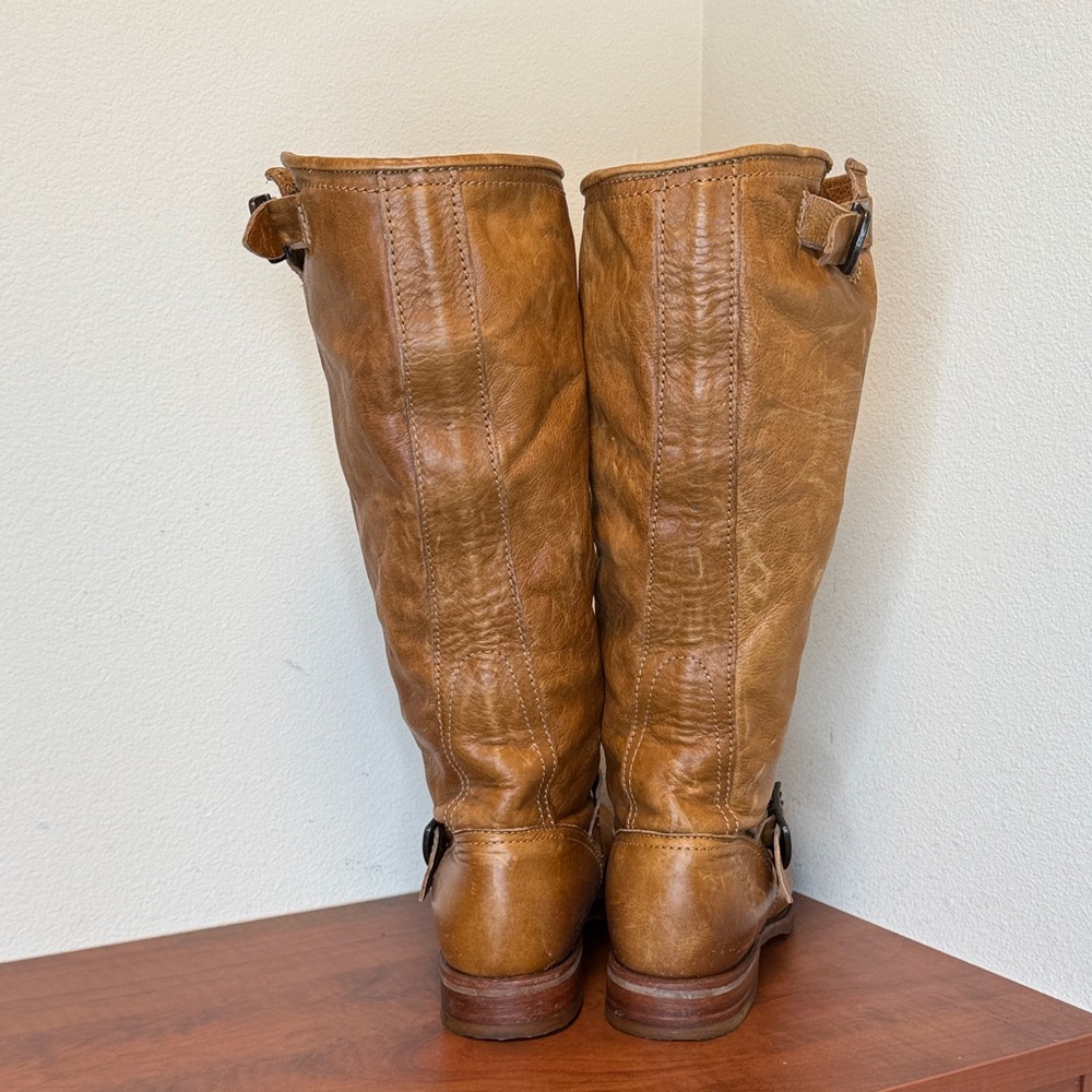 Frye Women's Tan Brown Tall Veronica Slouch Boots, Size 9.5 - Picture 2 of 14